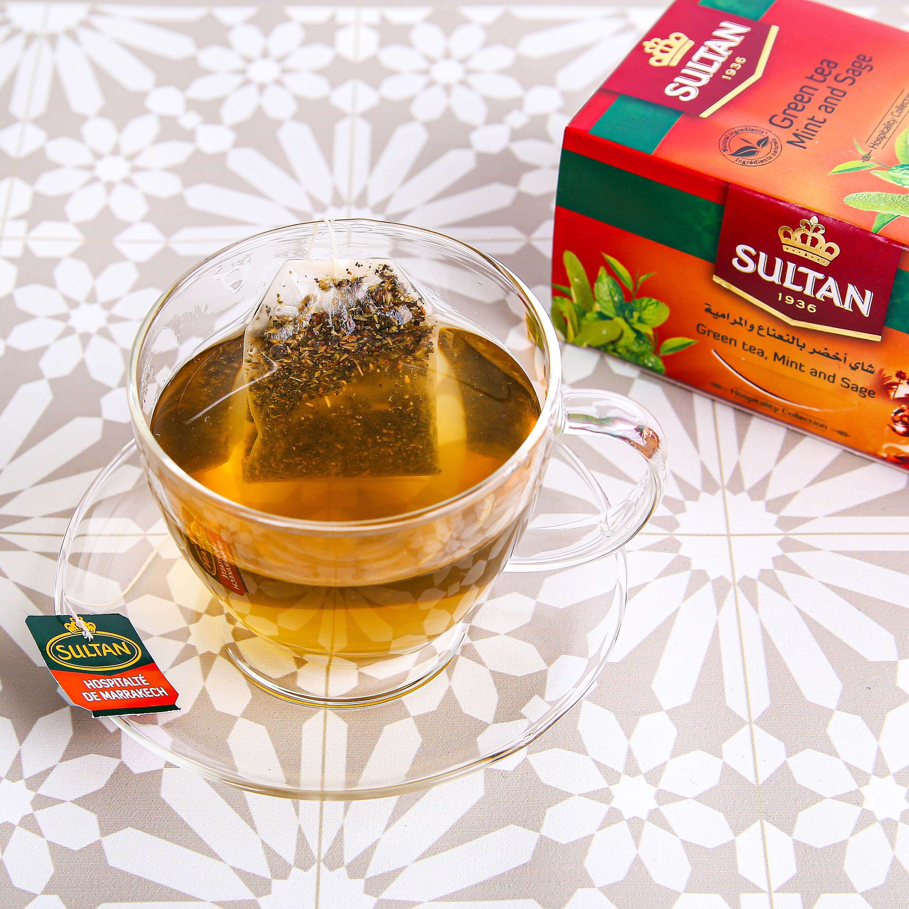 Mint and Sage Green Tea - 20 Tea bags