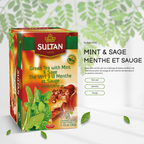Té verde con menta y salvia - en bolsitas de té