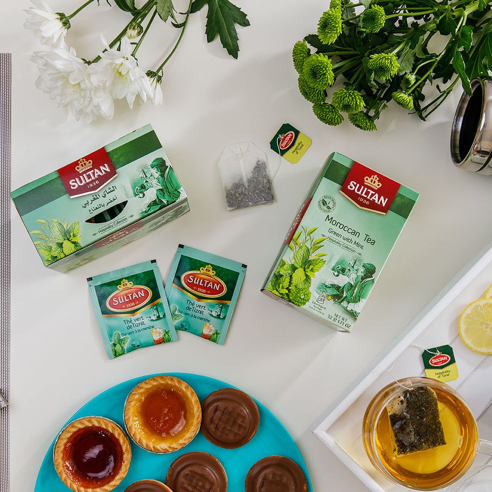 Authentic Moroccan Mint Green Tea - 20 Tea Bags