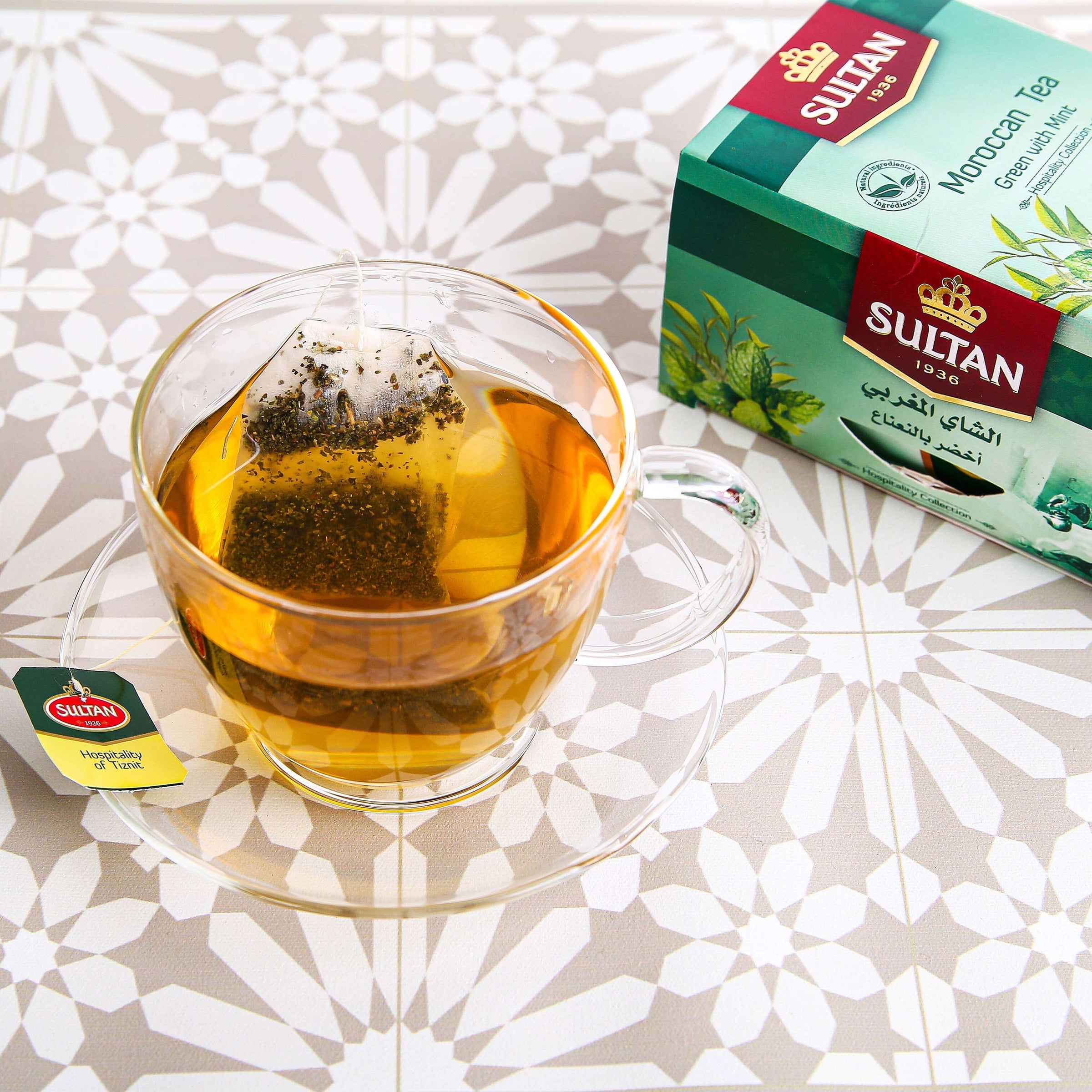 Authentic Moroccan Mint Green Tea - 20 Tea Bags