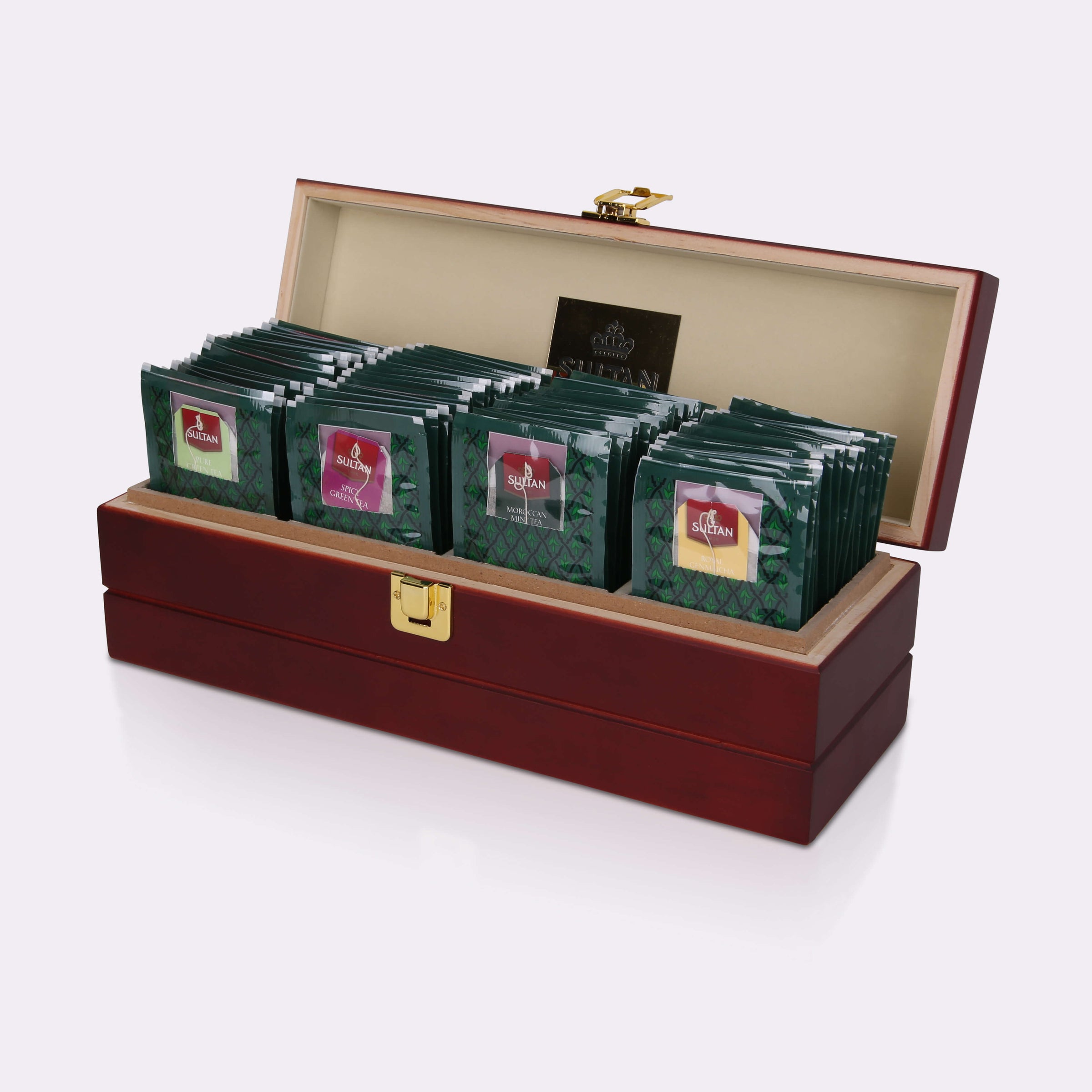 Wooden Tea Display Box - 4 Tea Lodges