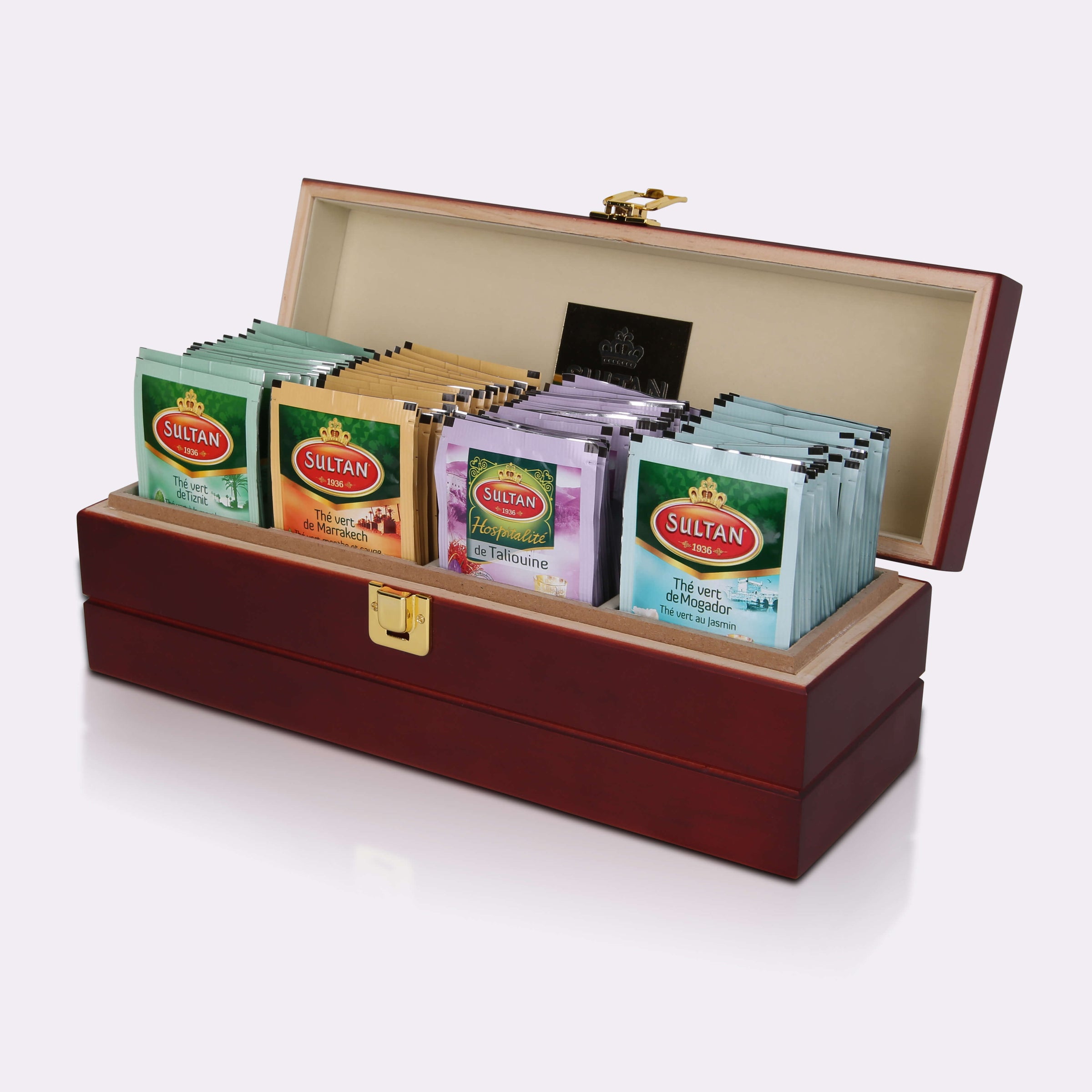 Wooden Tea Display Box - 4 Tea Lodges