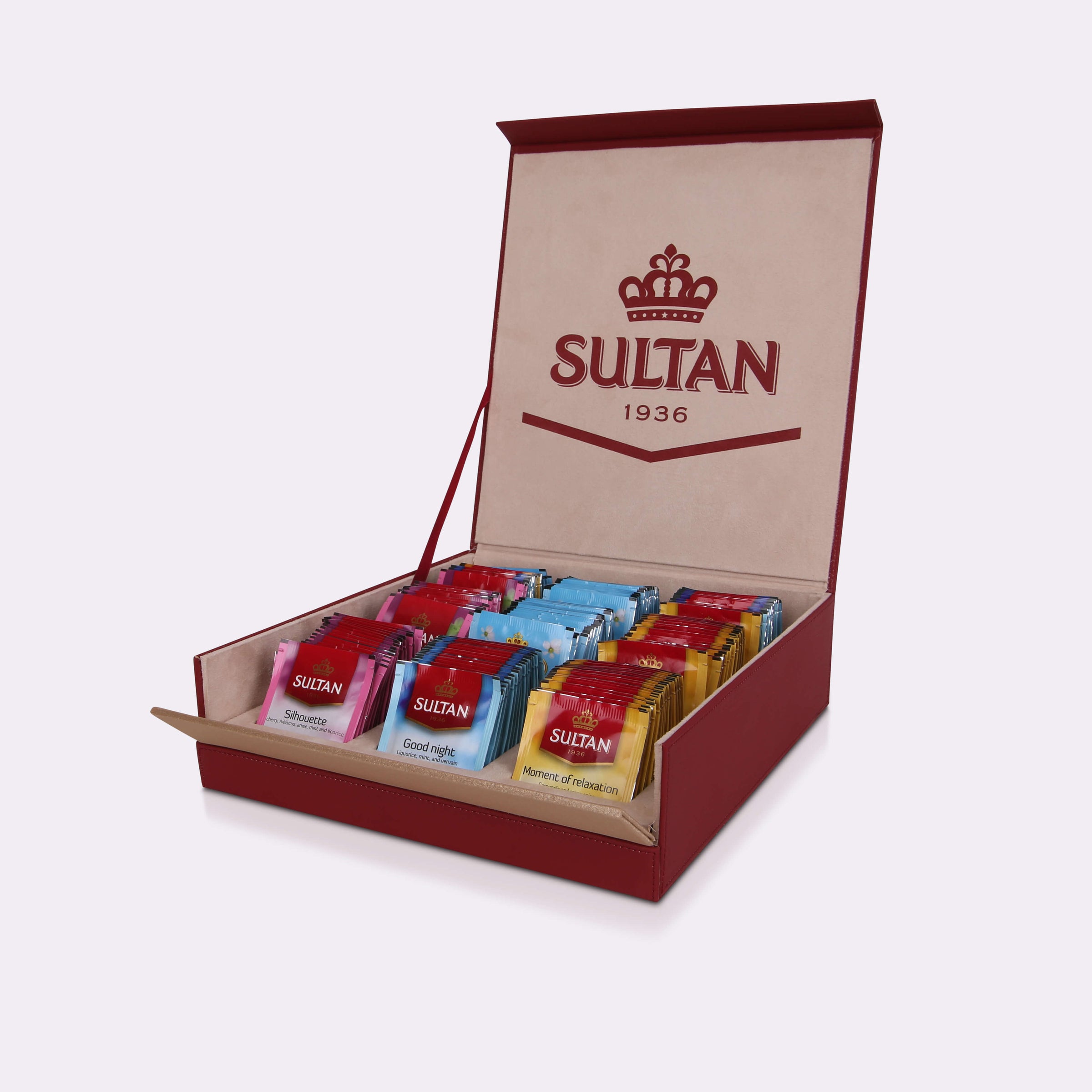 Leather Tea Display Box - 9 Tea Lodges