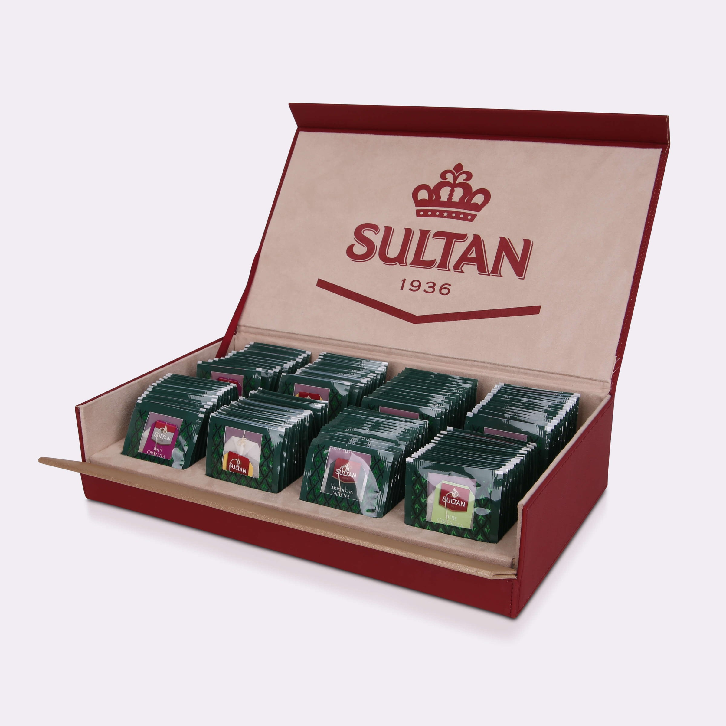 Leather Tea Display Box - 8 Tea Lodges