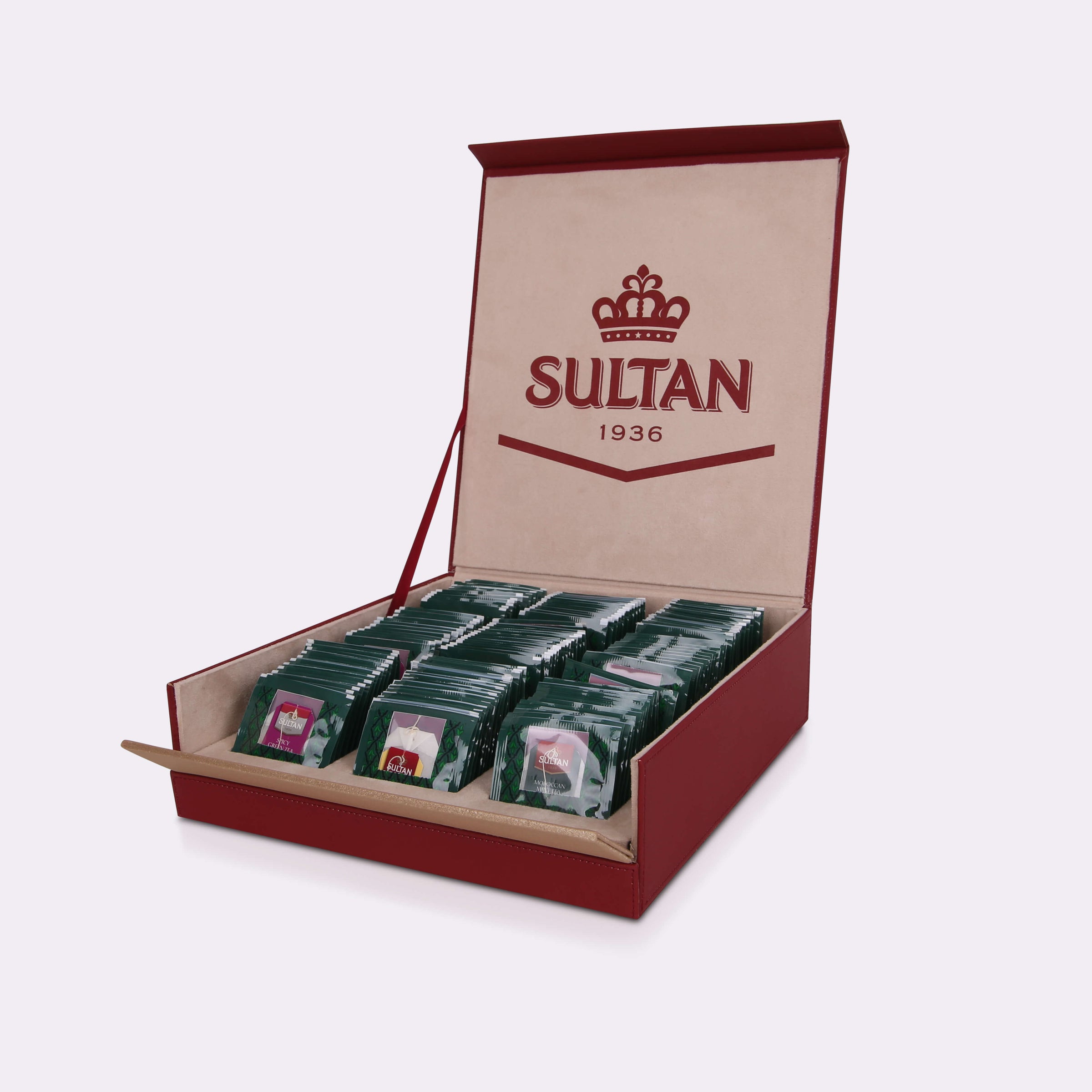 Leather Tea Display Box - 9 Tea Lodges