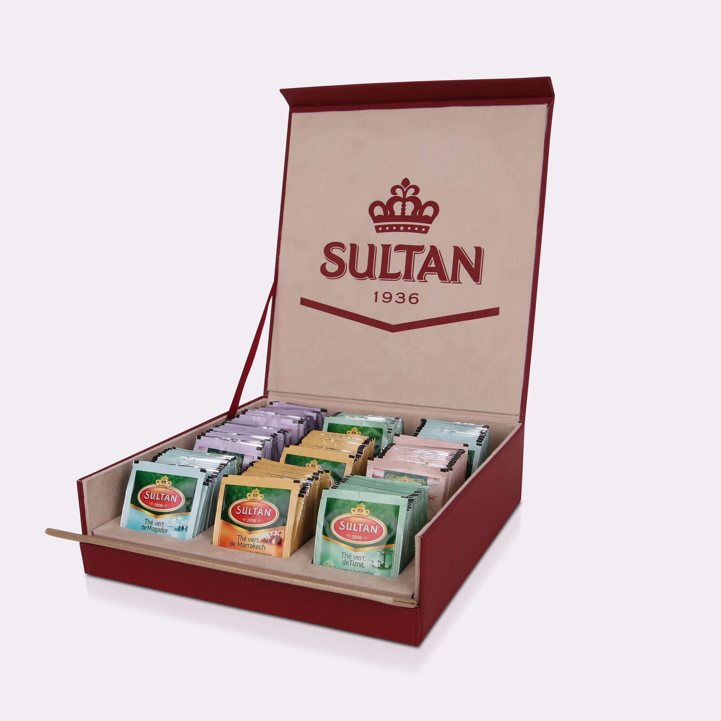 Leather Tea Display Box - 9 Tea Lodges