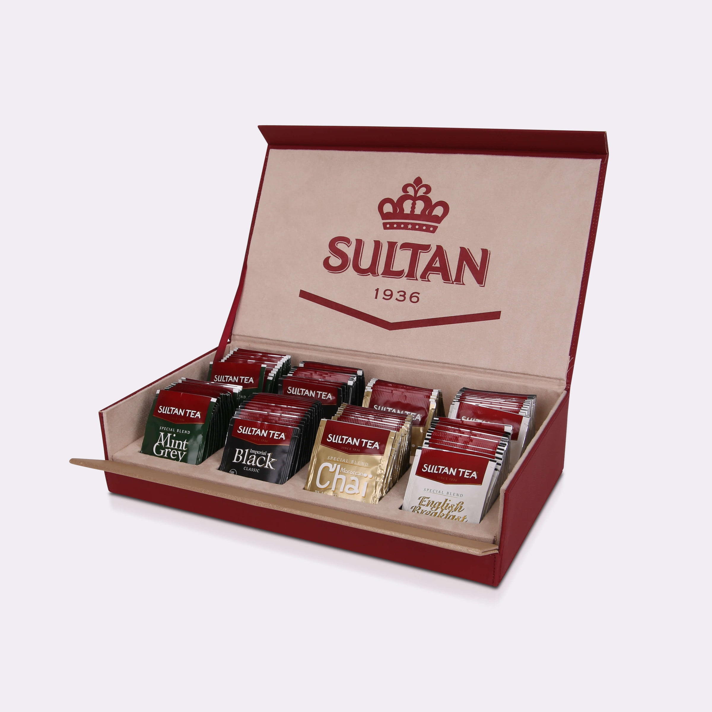 Leather Tea Display Box - 8 Tea Lodges