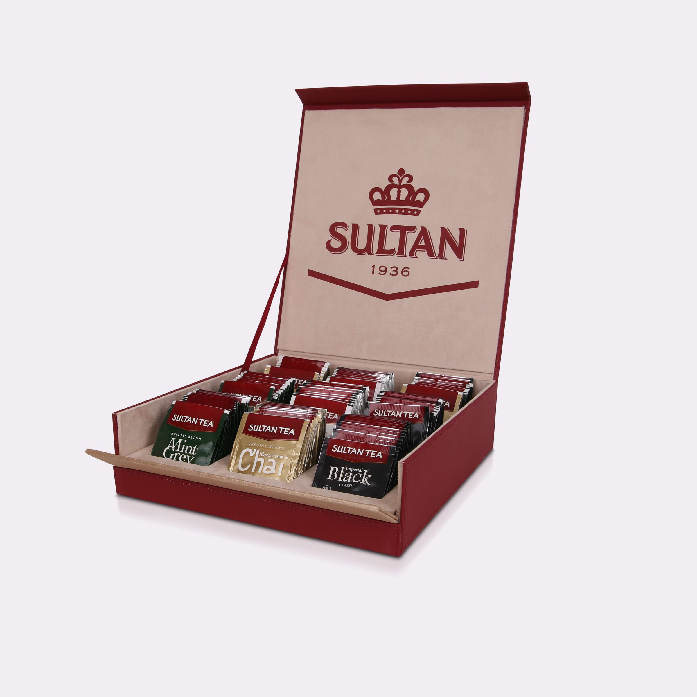 Leather Tea Display Box - 9 Tea Lodges