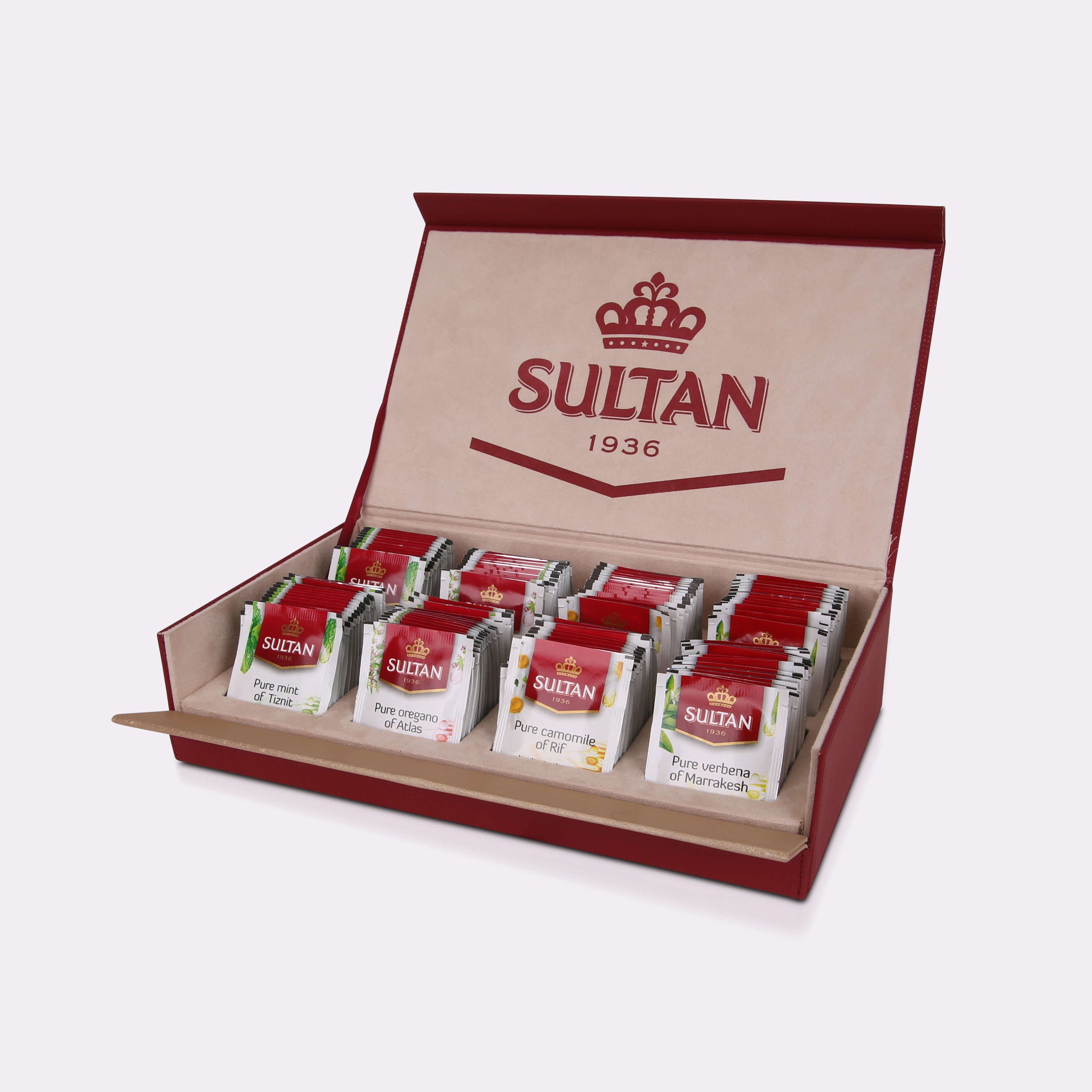 Leather Tea Display Box - 8 Tea Lodges