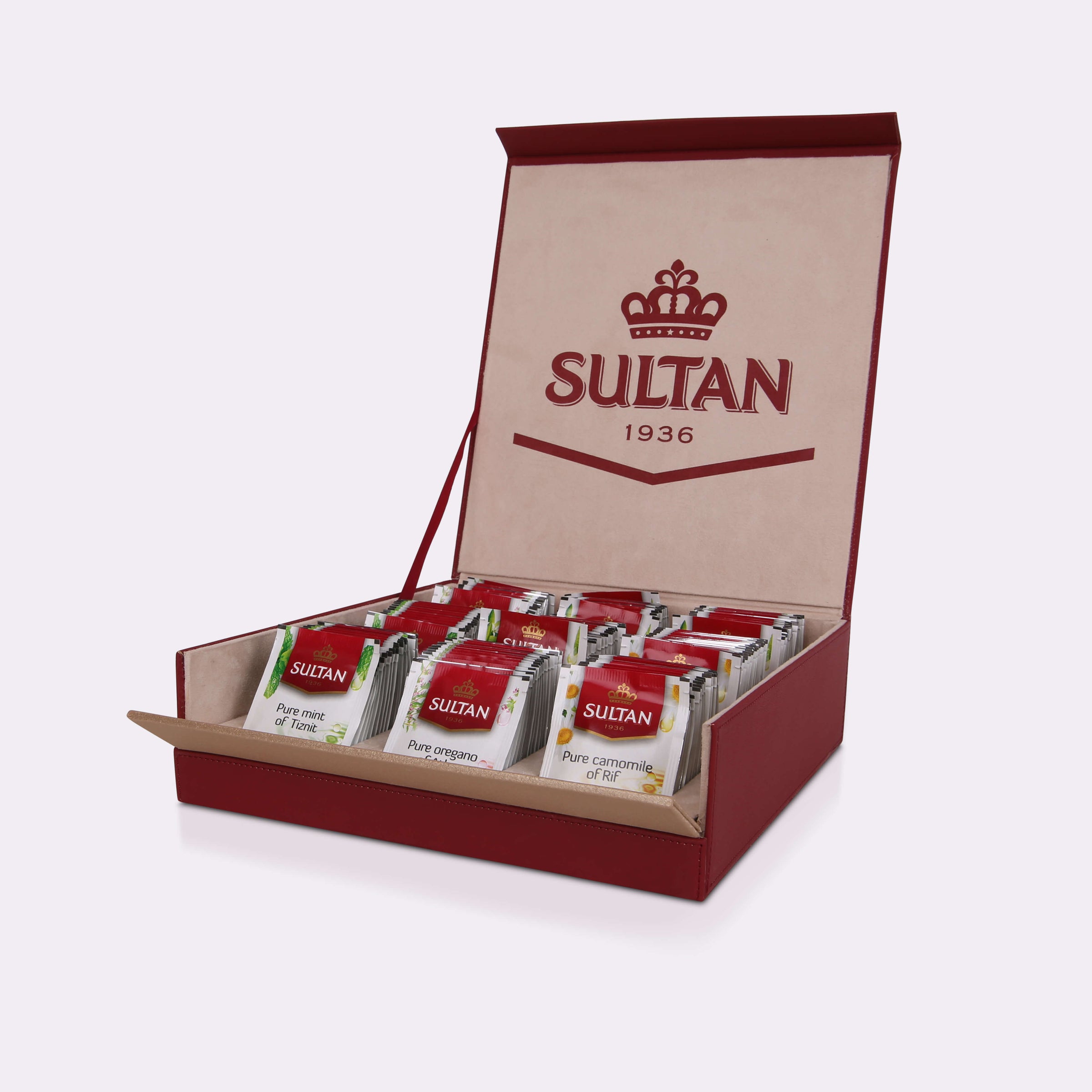 Leather Tea Display Box - 9 Tea Lodges