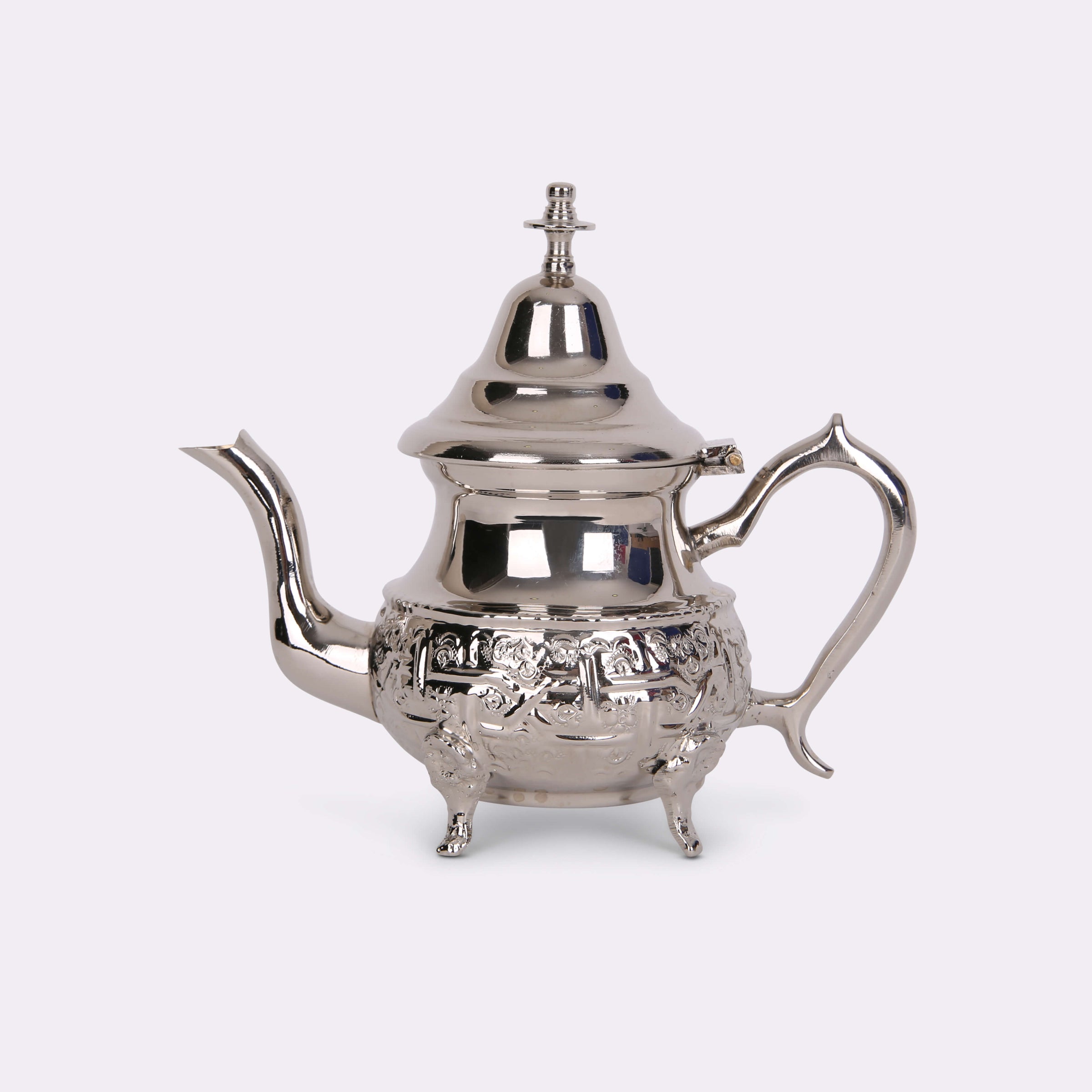 Small Traditional Engraved Moroccan Silver Teapot 300ml