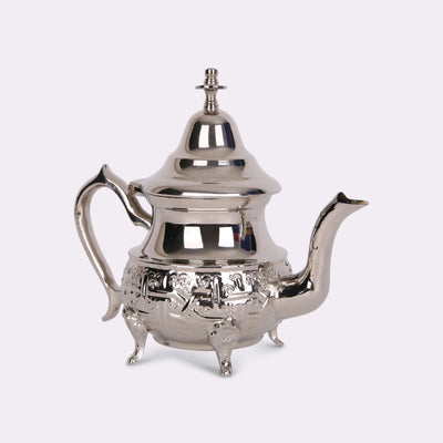 Medium Traditional Engraved Moroccan Silver Teapot 800ml