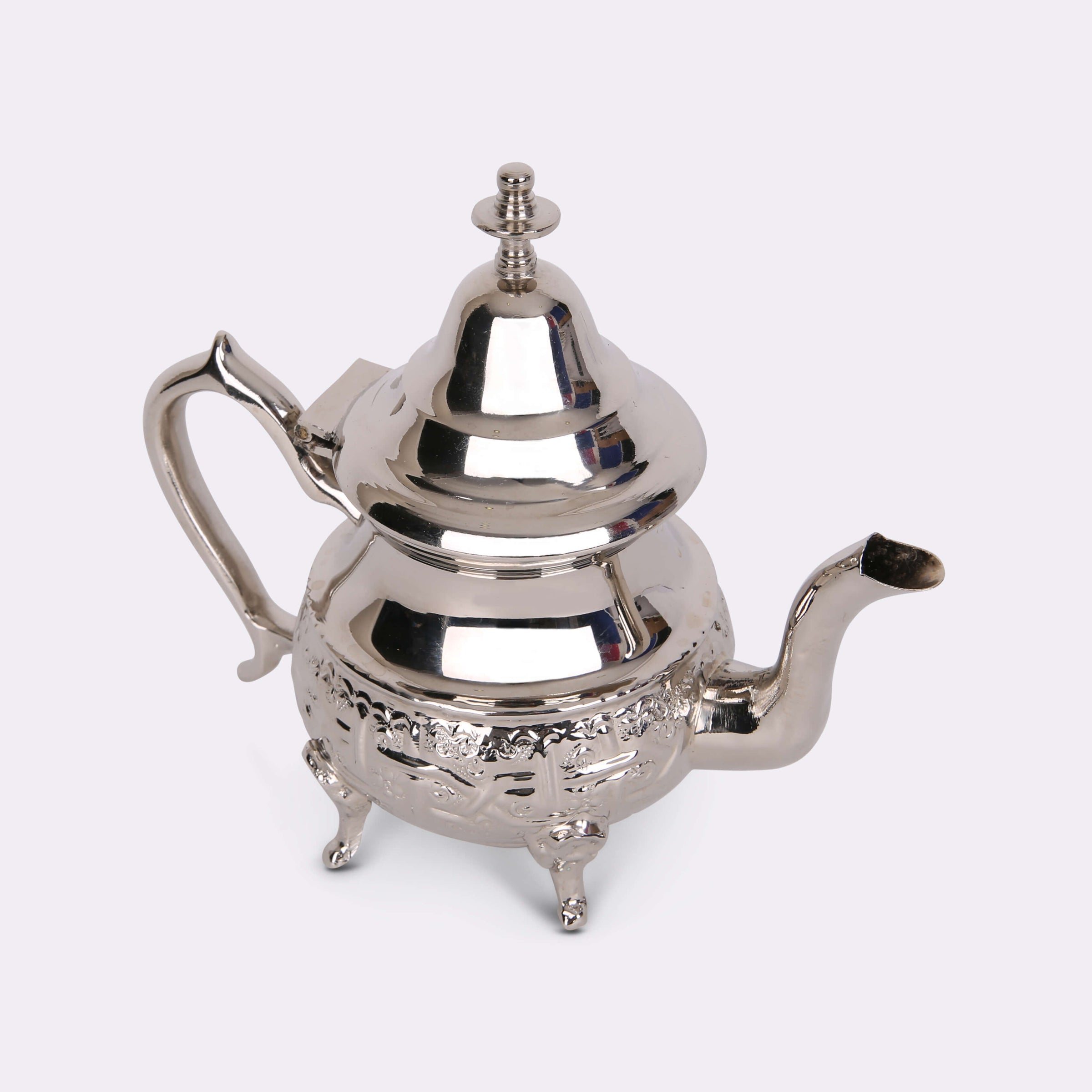 Small Traditional Engraved Moroccan Silver Teapot 300ml